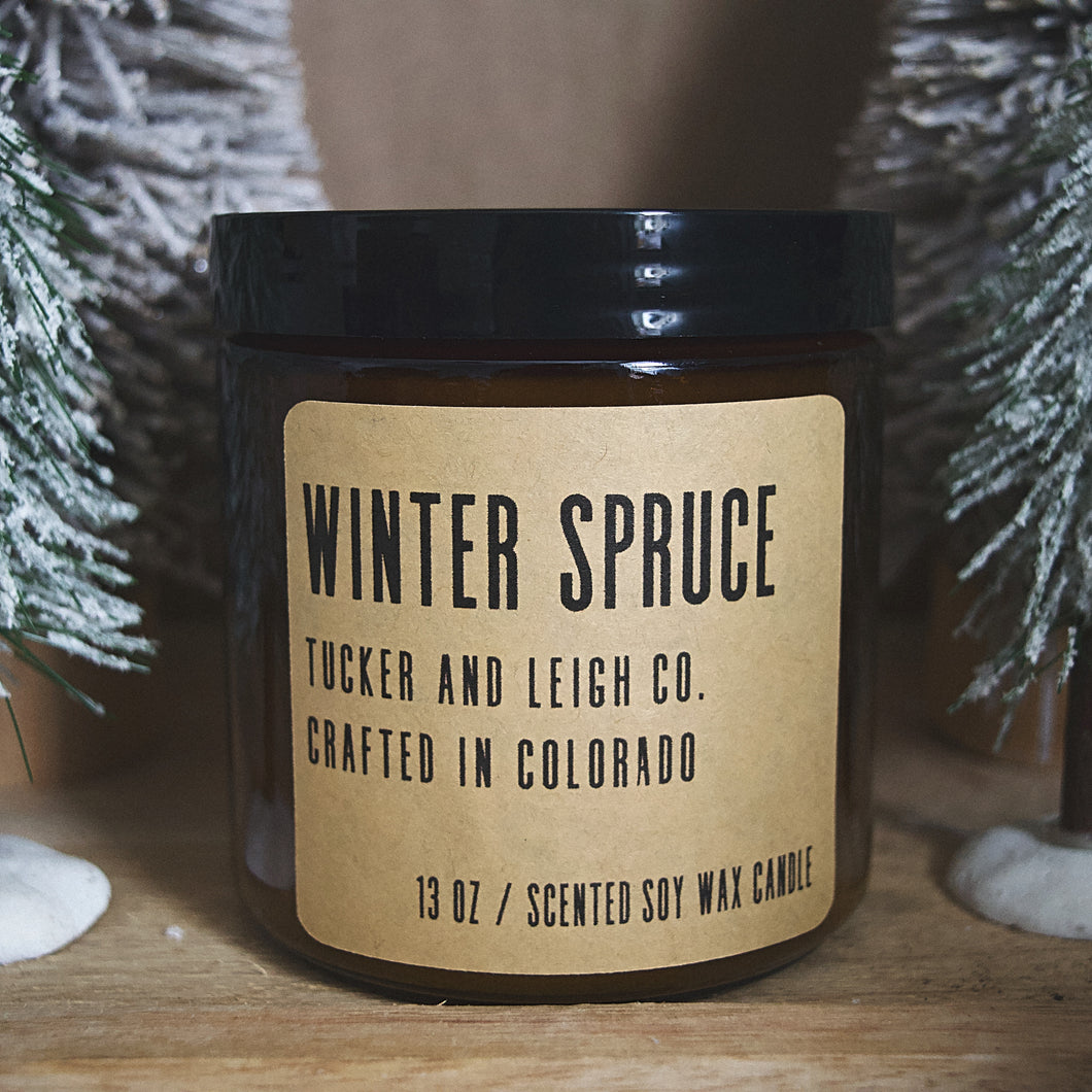 Winter Spruce Wood Wick